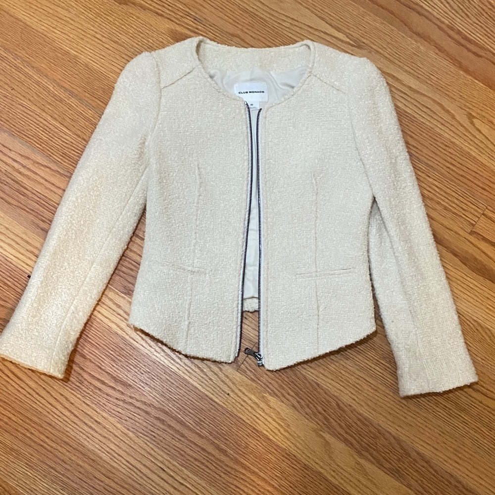 Club Monaco Textured Blazer Jacket